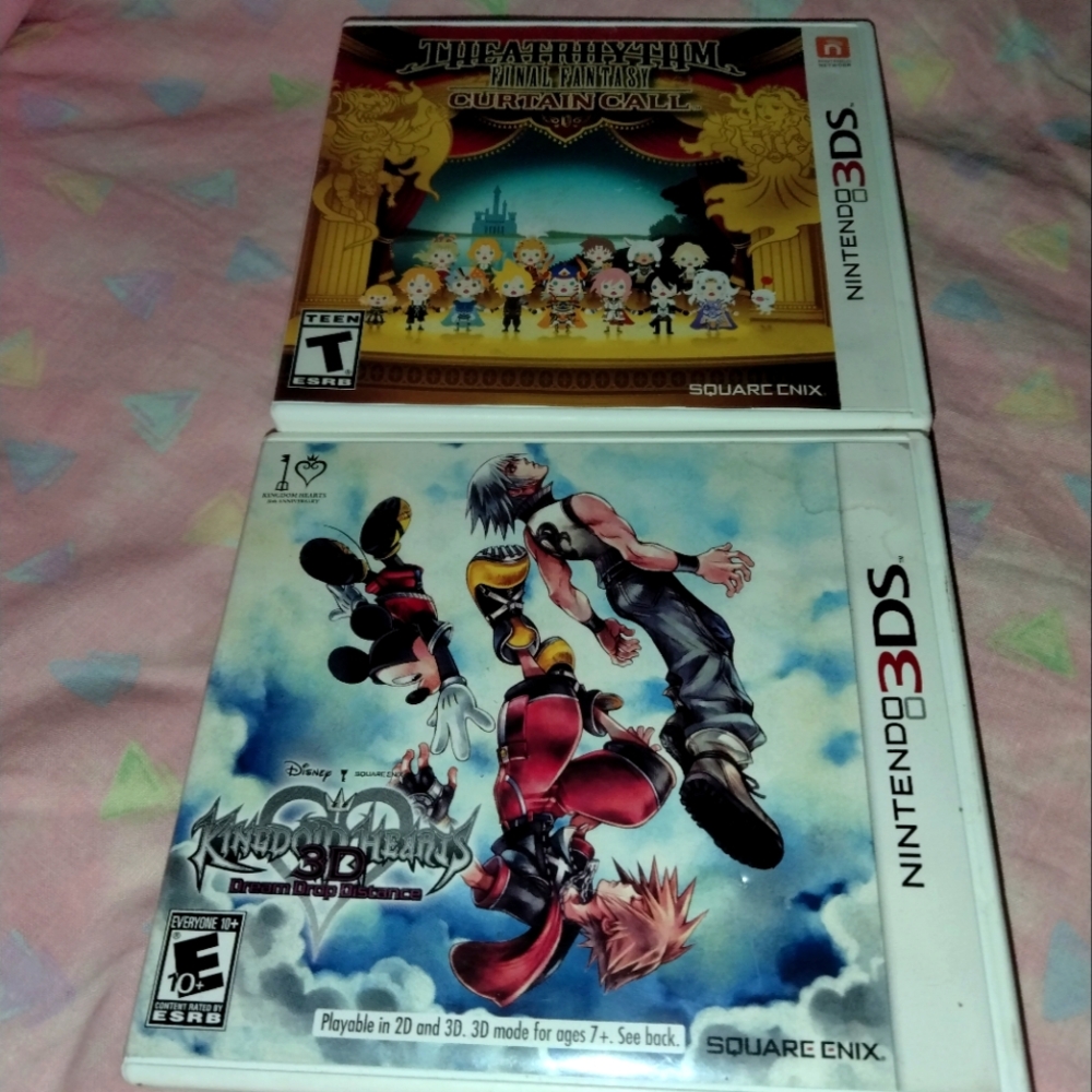 3ds Games Set Kingdom Hearts And Final Fantasy